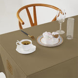 Custom Light Khaki Light Khaki Square Table Cloth