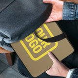 Custom Light Khaki Light Yellow Laptop Bag