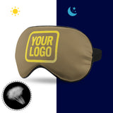 Custom Light Khaki Light Yellow Sleep Mask