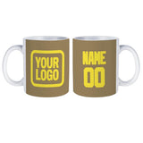 Custom Light Khaki Light Yellow Mug