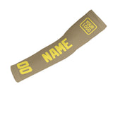 Custom Light Khaki Light Yellow Arm Sleeve