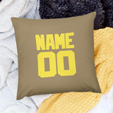 Custom Light Khaki Light Yellow Pillowcase