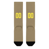 Custom Light Khaki Light Yellow Knee-High Sock