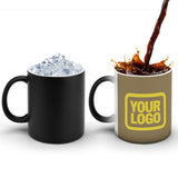 Custom Light Khaki Light Yellow Magic Mug