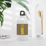 Custom Light Khaki Light Yellow Sports Bottle