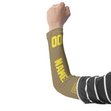Custom Light Khaki Light Yellow Arm Sleeve