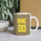 Custom Light Khaki Light Yellow Mug