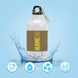Custom Light Khaki Light Yellow Sports Bottle