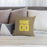 Custom Light Khaki Light Yellow Pillowcase