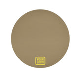 Custom Light Khaki Light Yellow Round Table Cloth