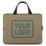 Custom Light Khaki Blue Green Laptop Bag