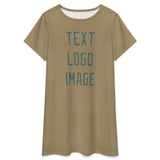 Custom Light Khaki Blue Green Nachthemd