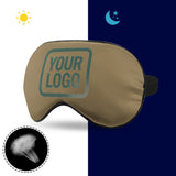 Custom Light Khaki Blue Green Sleep Mask