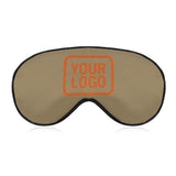Custom Light Khaki Orange Sleep Mask