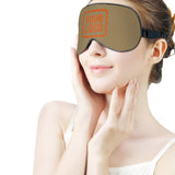 Custom Light Khaki Orange Sleep Mask