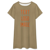 Custom Light Khaki Orange Nachthemd