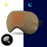 Custom Light Khaki Orange Sleep Mask