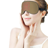 Custom Light Khaki Copper Rose Sleep Mask