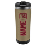Custom Light Khaki Crimson Red Stainless Steel Water Cup
