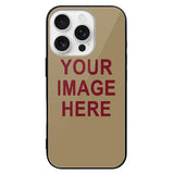 Custom Light Khaki Crimson Red Phone Case