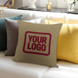 Custom Light Khaki Crimson Red Pillowcase