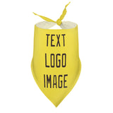 Custom Light Yellow Brown Pet Scarf