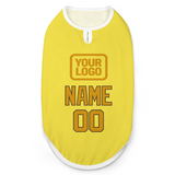 Custom Light Yellow Yellow Pet Vest