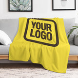 Custom Light Yellow Brown Blanket