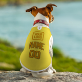 Custom Light Yellow Yellow Pet Vest