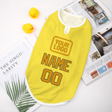 Custom Light Yellow Yellow Pet Vest