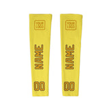 Custom Light Yellow Yellow Arm Sleeve