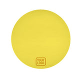 Custom Light Yellow Yellow Round Table Cloth