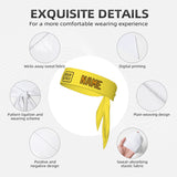 Custom Light Yellow Yellow Headband