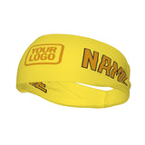 Custom Light Yellow Yellow Sports headband