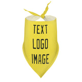 Custom Light Yellow Olive Pet Scarf