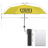 Custom Light Yellow Olive Automatic Umbrella