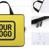 Custom Light Yellow Olive Laptop Bag