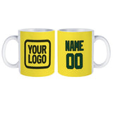 Custom Light Yellow Green Mug