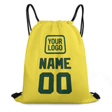 Custom Light Yellow Green Drawstring Bag