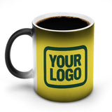 Custom Light Yellow Green Magic Mug