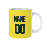 Custom Light Yellow Green Mug