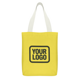 Custom Light Yellow Green Canvas Tote Bag