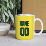 Custom Light Yellow Green Mug