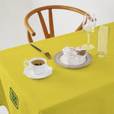Custom Light Yellow Olive Square Table Cloth
