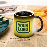 Custom Light Yellow Green Magic Mug