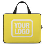 Custom Light Yellow Cream Laptop Bag