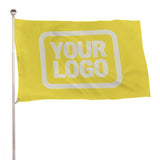 Custom Light Yellow Cream Flag