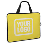 Custom Light Yellow Cream Laptop Bag