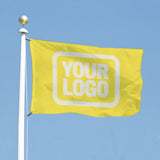 Custom Light Yellow Cream Flag