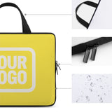 Custom Light Yellow Cream Laptop Bag